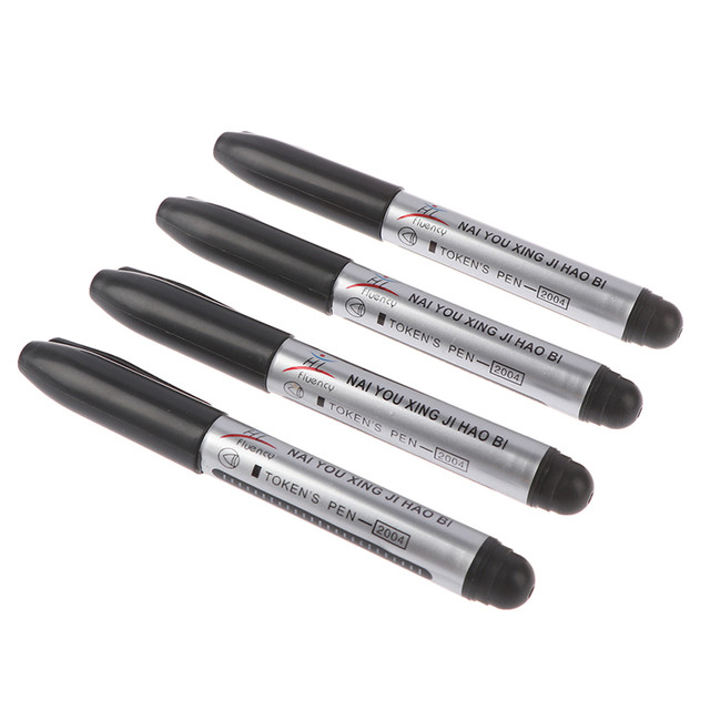 4x Garden marker Pen Waterproof Black Ink Token Pen Garden Plant Labeling  Gadget - AliExpress